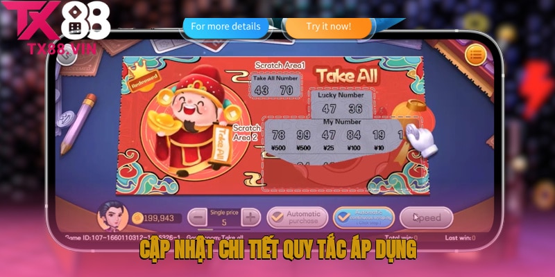 Cập nhật chi tiết quy tắc áp dụng trong game