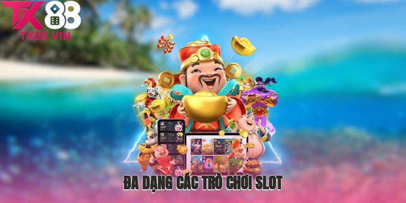 Đa dạng các trò chơi slot để hội viên khám phá