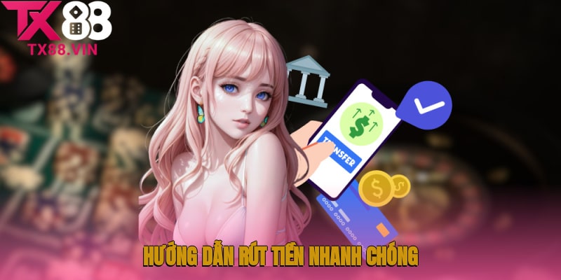 Hướng dẫn rút tiền nhanh chóng